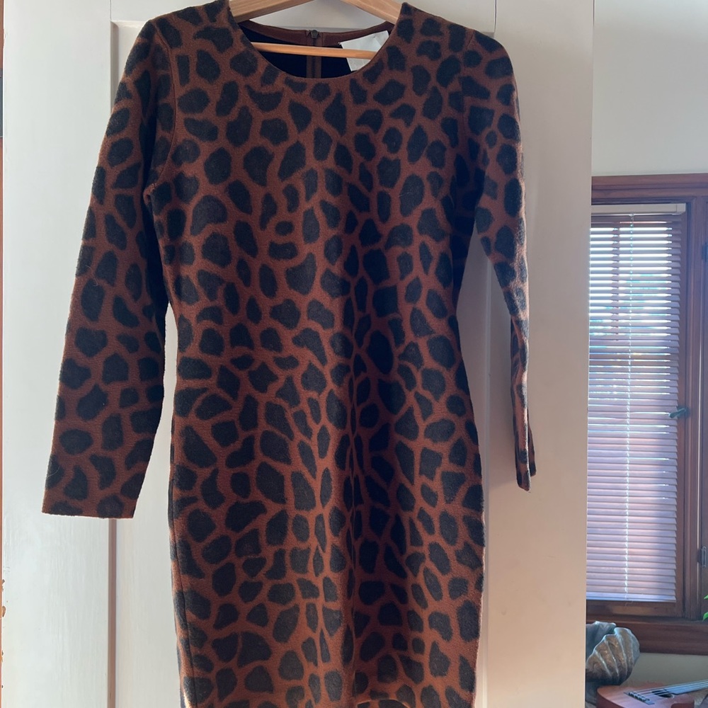 Phillip Lim 3.1 merino wool animal print dress. Unworn with tags. Holiday fun♥️